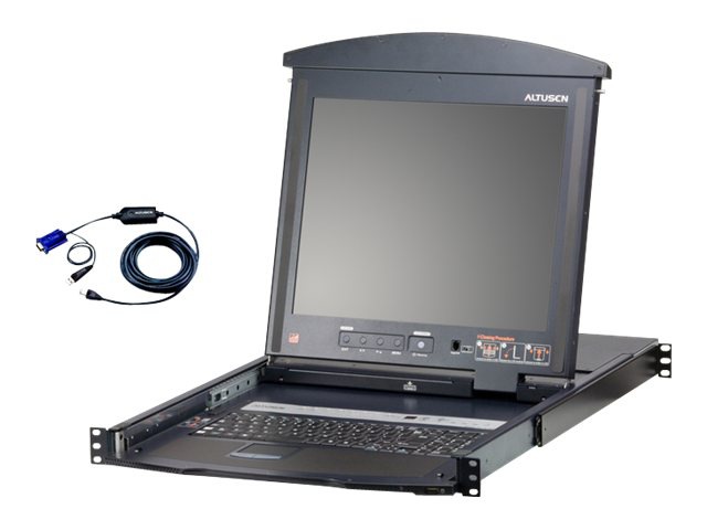 ATEN KL1508ANUKIT - KVM console - 19" - with USB KVM Adapter Cable 4.57 m
