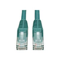 Eaton Tripp Lite Series Cat6 Gigabit Snagless Molded (UTP) Ethernet Cable (RJ45 M/M), PoE, Green, 50 ft. (15.24 m) -