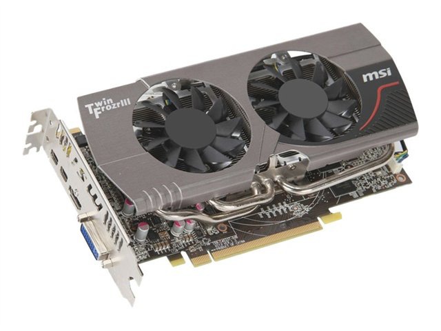 MSI R7850 Twin Frozr 2GD5/OC graphics card - Radeon HD 7850 - 2 GB