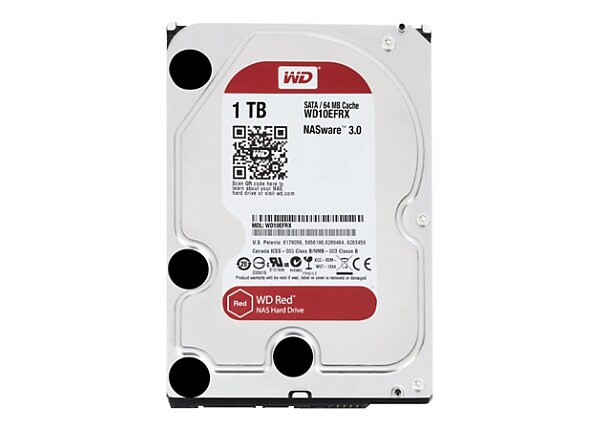 WD Red Plus WD10EFRX hard drive - 1 SATA 6Gb/s - WD10EFRX - -