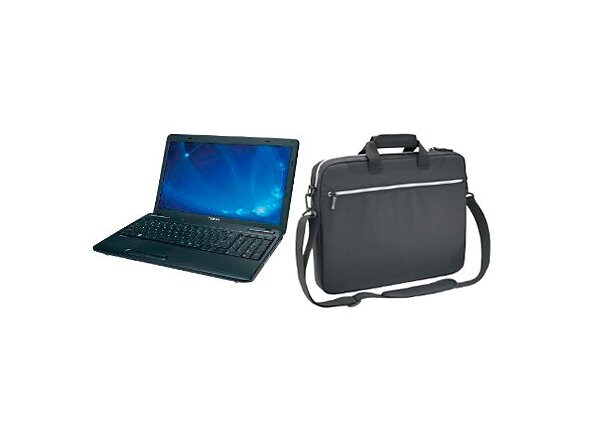 Toshiba Satellite C655D-S5330 with Lightweight Carrying Case