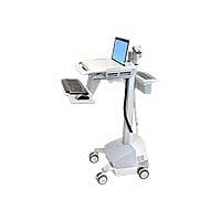 Ergotron StyleView EMR Laptop Cart, SLA Powered - cart - for notebook / key