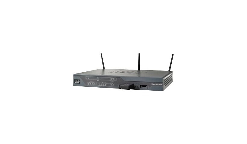 Cisco 881W for CVO - wireless router - 802.11b/g/n (draft 2.0) - desktop