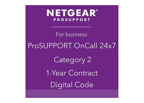 Netgear ProSUPPORT OnCall 24x7 Tech Support - 1 Year - Service