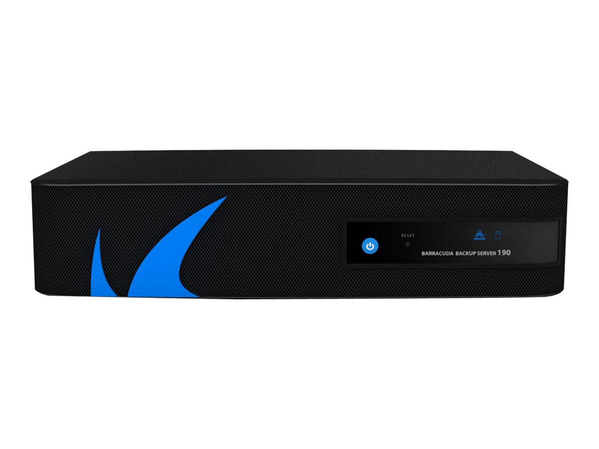 Barracuda Backup 190 - recovery appliance - with 3 years Energize Updates and Instant Replacement