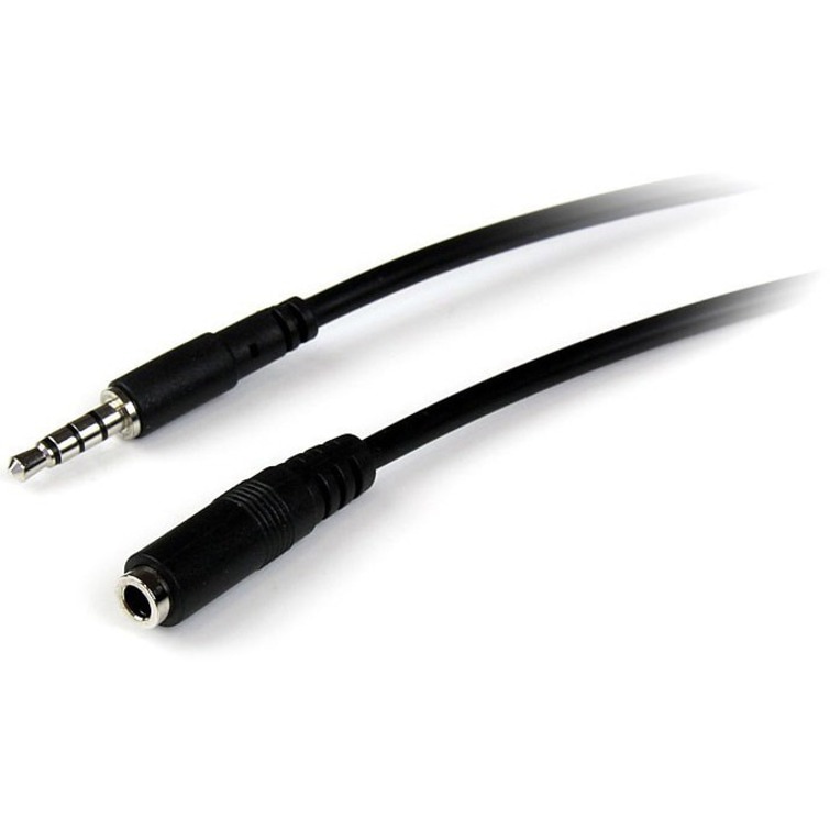 StarTech.com 1m 3.5mm 4 Position TRRS Headset Extension Cable - M/F - audio