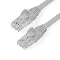 StarTech.com CAT6 Ethernet Cable 5' Gray 650MHz CAT 6 Snagless Patch Cord