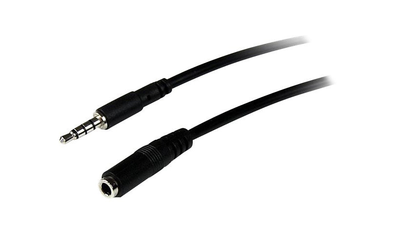 StarTech.com 2 m 3.5mm Audio Extension Cable - 4 Position TRRS - M/F