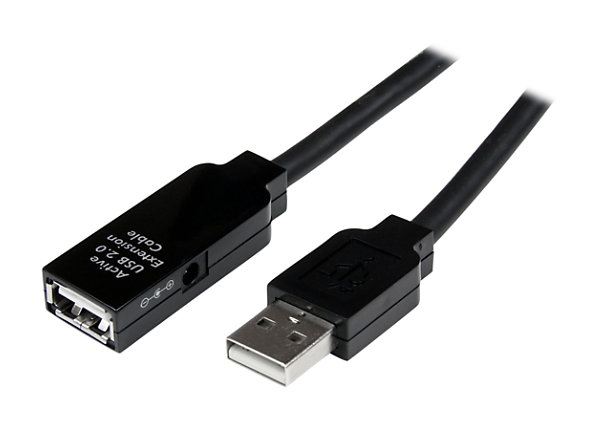 StarTech.com 20m USB 2.0 Active Extension Cable - M/F - 20m USB Cable
