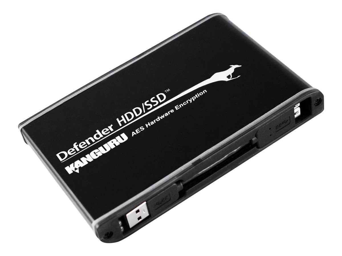 Kanguru Defender HDD Hardware Encrypted - hard drive - 500 GB - USB 3.0 - T