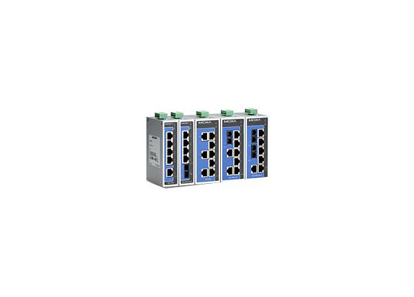 Moxa EtherDevice Switch EDS-205A-T - switch - 5 ports - unmanaged - DIN rail mountable