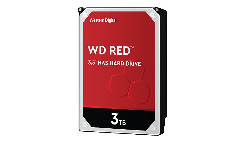 WD Red Plus NAS Hard Drive WD30EFRX - hard drive - 3 TB - SATA 6Gb/s