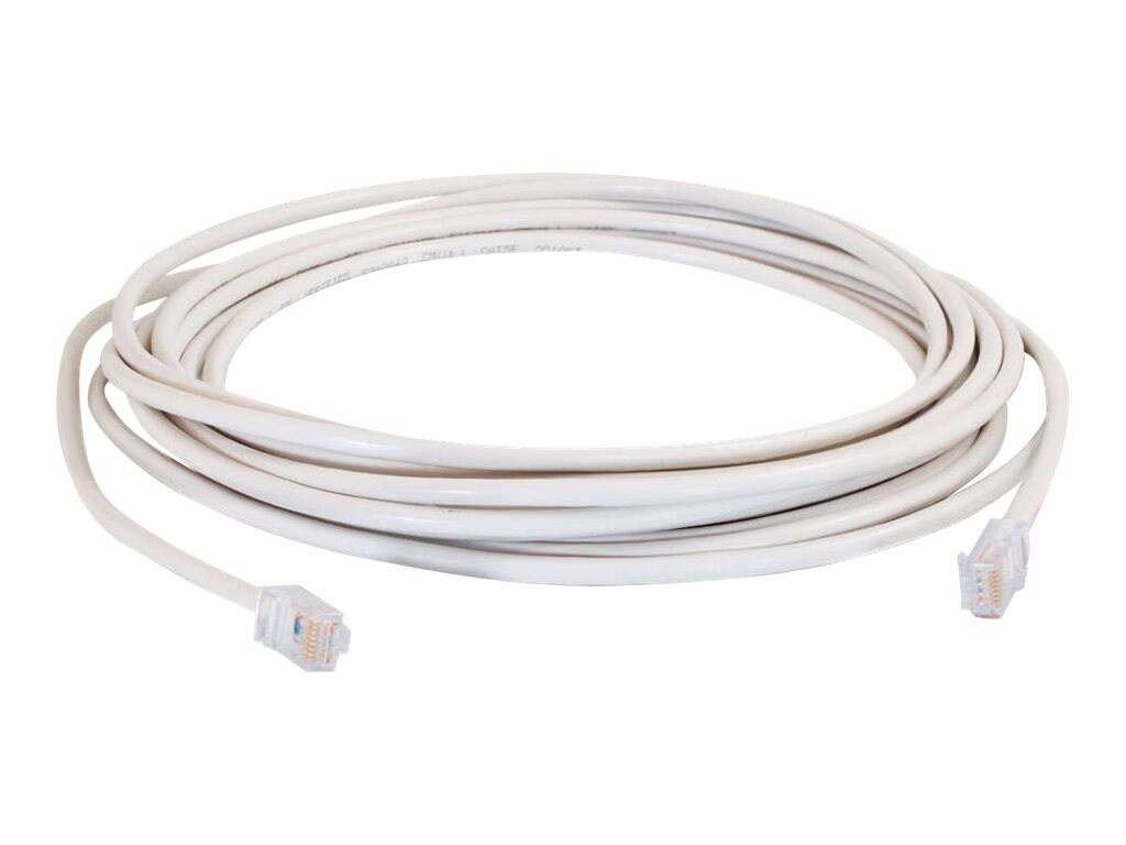 C2G Cat5e Non-Booted Unshielded (UTP) Network Patch Cable - patch cable - 15.2 m - white