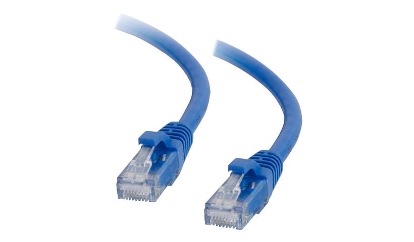 C2G 3ft Cat5e Snagless Unshielded (UTP) Ethernet Cable - Cat5e Network Patch Cable - PoE - Blue