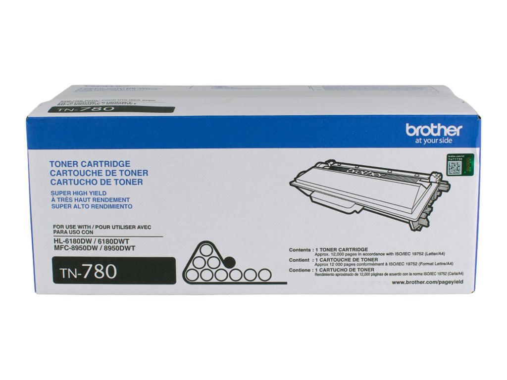 Brother TN780 - Super High Yield - black - original - toner cartridge