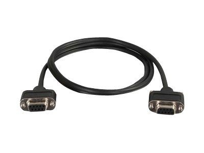 C2G CMG-Rated DB9 Low Profile Cable F-F - serial cable - DB-9 to DB-9 - 35