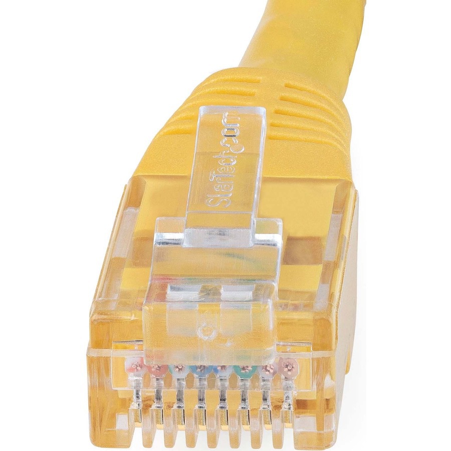 Thumbnail 5 of 6 for StarTech.com 25ft Yellow CAT6 Ethernet Cable - Molded CAT6 Patch Cord - PoE++ Gigabit Network Cable - M/M