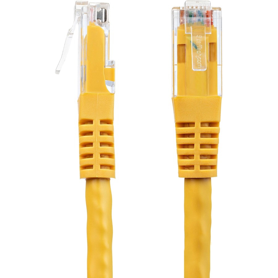 Thumbnail 6 of 6 for StarTech.com 25ft Yellow CAT6 Ethernet Cable - Molded CAT6 Patch Cord - PoE++ Gigabit Network Cable - M/M