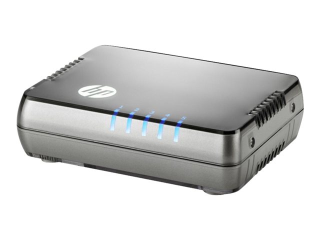 HP 1405-5G v2 Switch - switch - 5 ports - unmanaged - desktop