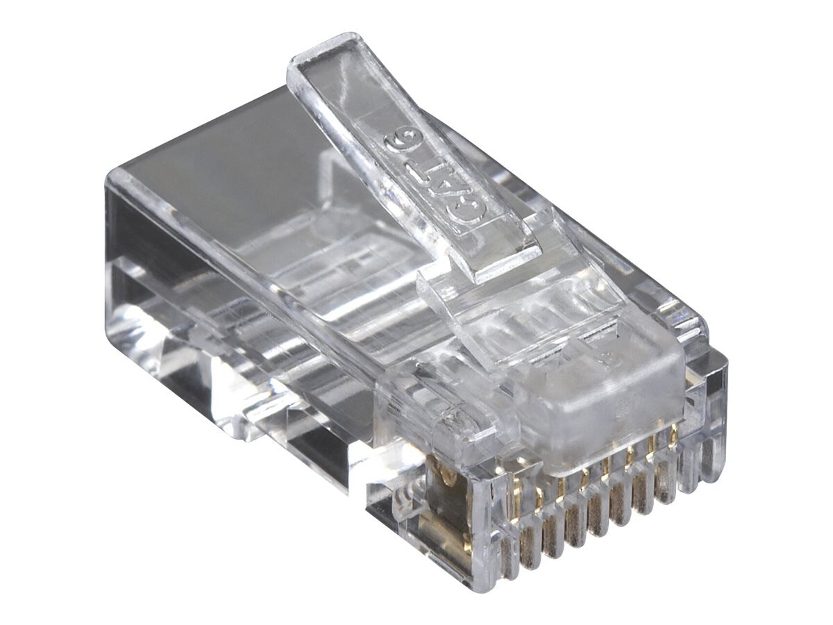 Black Box CAT6 Modular Plug - network connector - TAA Compliant
