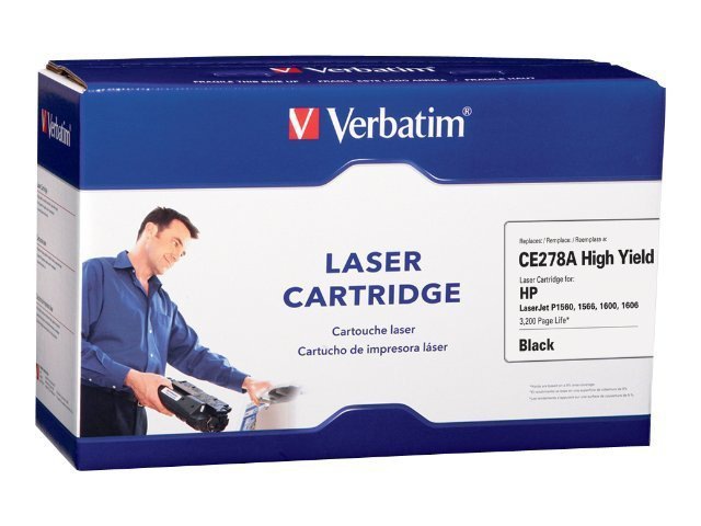 Verbatim - black - remanufactured - toner cartridge ( equivalent to: HP CE278A )