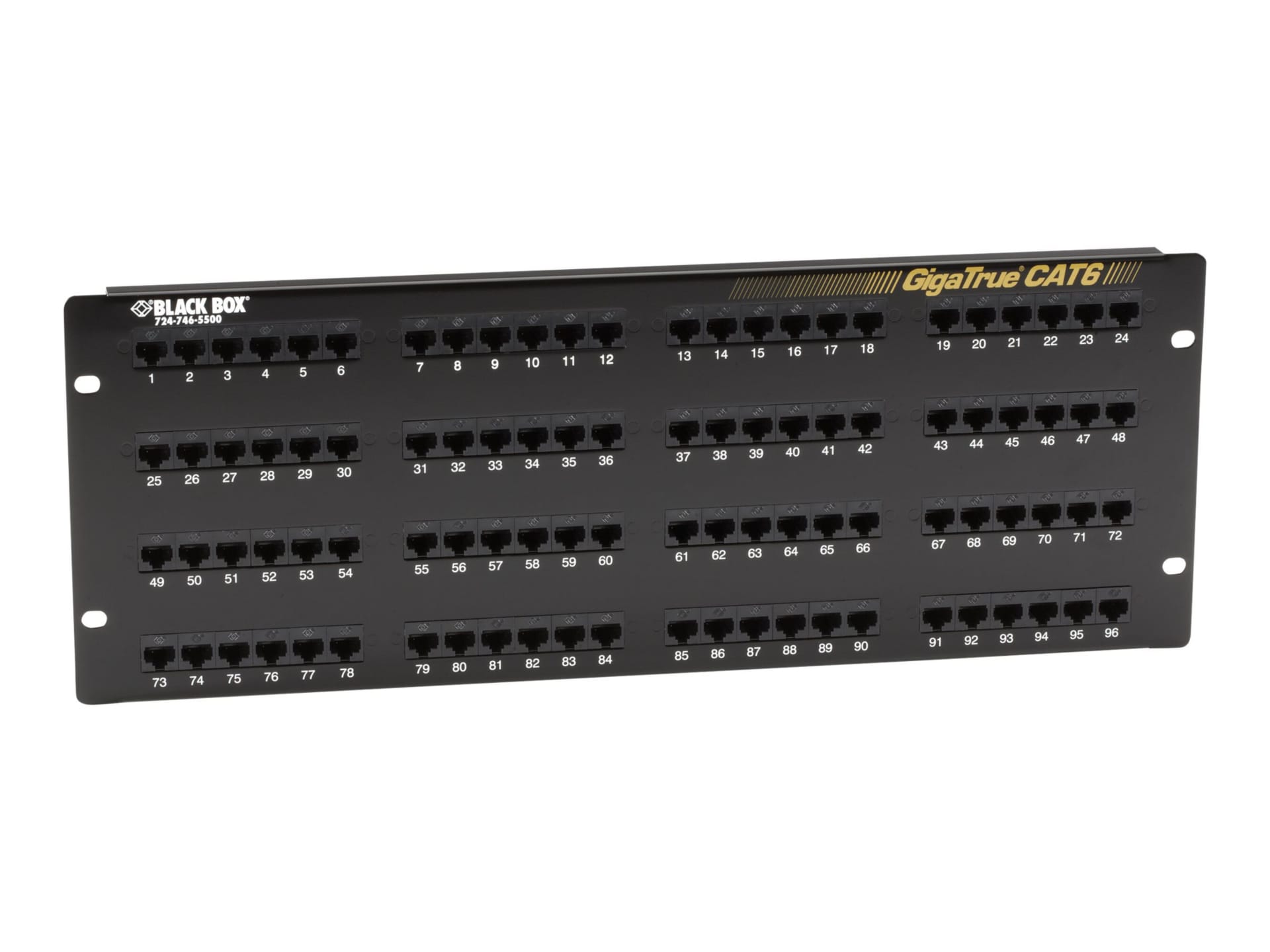 96 port cat6 patch panel