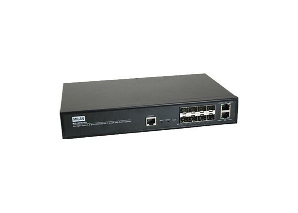 MiLAN MIL-SM8DPA - switch - 8 ports - managed