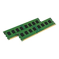 Kingston ValueRAM - DDR3 - kit - 16 GB: 2 x 8 GB - DIMM 240-pin - 1600 MHz