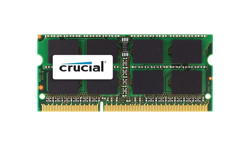 Crucial - DDR3 - module - 4 GB - SO-DIMM 204-pin - 1333 MHz / PC3-10600 - u