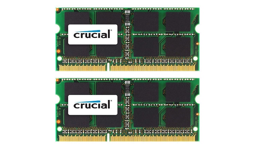 Crucial - DDR3 - kit - 4 GB: 2 x 2 GB - SO-DIMM 204-pin - 1066 MHz / PC3-85