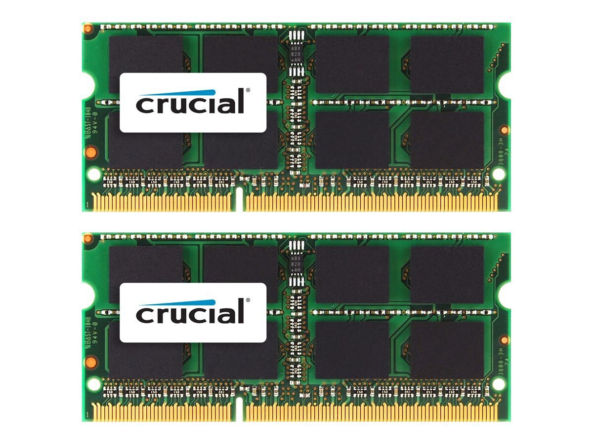 Crucial 16 Gb So Dimm 4 Pin Ddr3 Sdram Ct2k8g3s160bm Laptop Accessories Cdwg Com