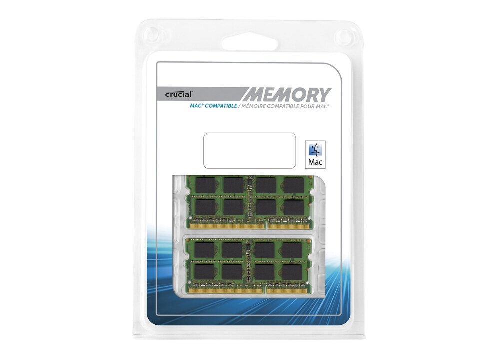 Crucial 16 Gb So Dimm 4 Pin Ddr3 Sdram Ct2k8g3s160bm Laptop Accessories Cdw Com