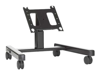 Chief Confidence Large 2' Monitor Mobile Cart - For Displays 42-86" - Black cart - for LCD display - black - TAA