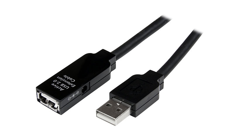 StarTech.com 20m USB 2.0 Active Extension Cable - M/F - 20m USB Cable
