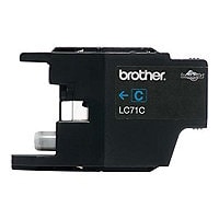 Brother LC71C - cyan - original - ink cartridge