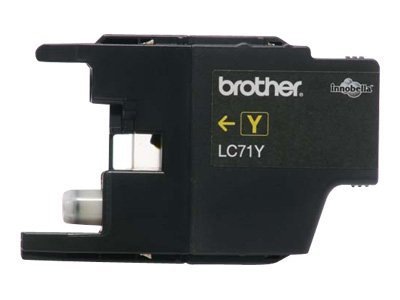 Brother LC71Y - yellow - original - ink cartridge
