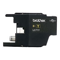Brother LC71Y - yellow - original - ink cartridge