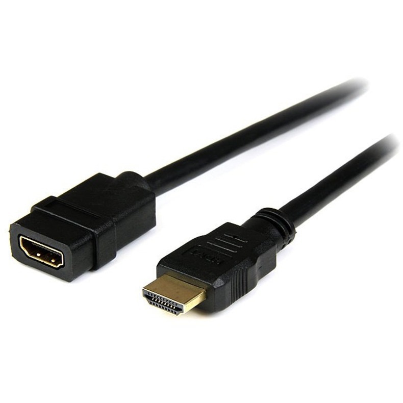 StarTech.com 2m HDMI Extension Cable, HDMI Male to Female Cable, 4K HDMI Ca