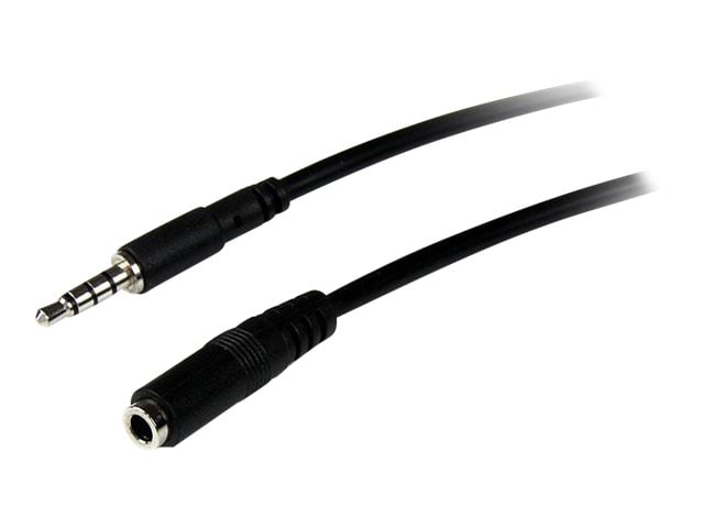 StarTech.com 2 m 3.5mm Audio Extension Cable - 4 Position TRRS - M/F