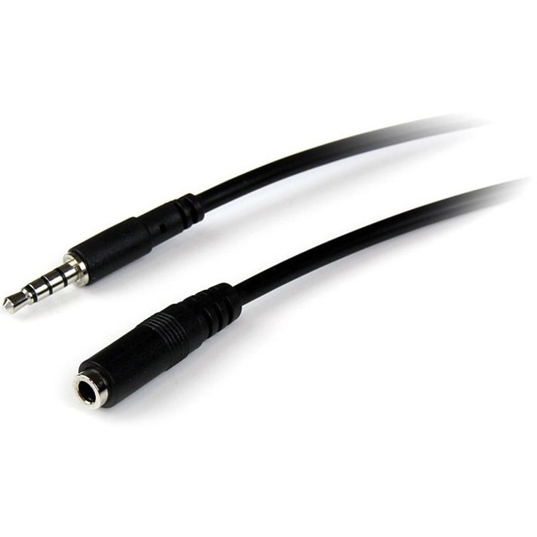 StarTech.com 2m 3.5mm 4 Position TRRS Headset Extension Cable - M/F - audio