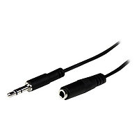 StarTech.com 1m Slim 3.5mm Stereo Extension Audio Cable - M/F