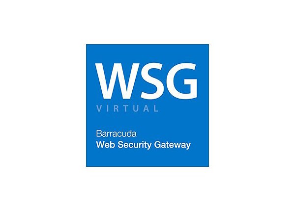 Barracuda Web Security Gateway 610VX Additional Core License - subscription license (1 year) - 1500 connections, up to