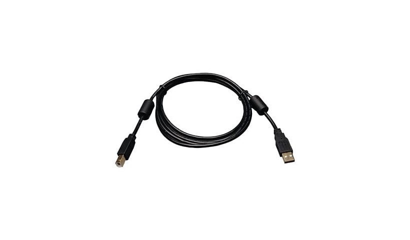 Eaton Tripp Lite Series USB 2.0 A to B Cable with Ferrite Chokes (M/M), 3 ft. (0.91 m) - USB cable - USB Type B to USB -