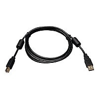 Eaton Tripp Lite Series USB 2.0 A to B Cable with Ferrite Chokes (M/M), 3 ft. (0.91 m) - USB cable - USB Type B to USB -