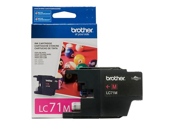 Brother LC71M - magenta - original - ink cartridge