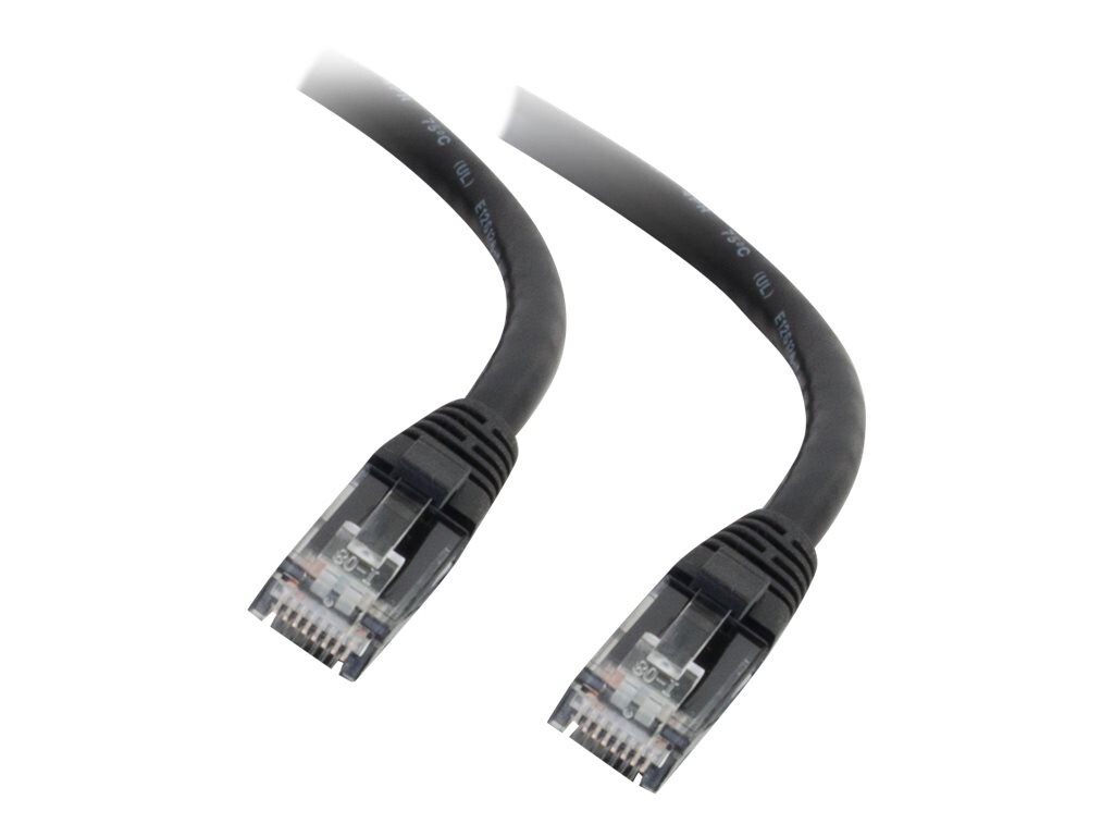 C2G 15ft Cat6 Snagless Unshielded (UTP) Ethernet Network Patch Cable - Black - cordon de raccordement - 4.6 m - noir