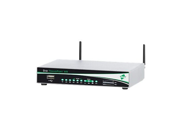 Digi TransPort WR41 - wireless router - WWAN - 802.11b/g/n - desktop