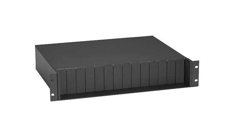 Black Box Pure Networking 14-Slot Rackmount Chassis - network device mount