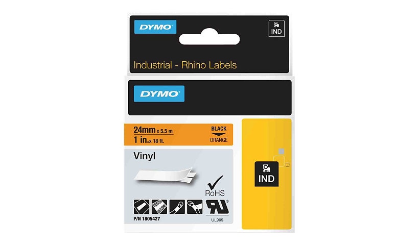 Dymo Rhino Coloured Vinyl - tape - 1 roll(s) -