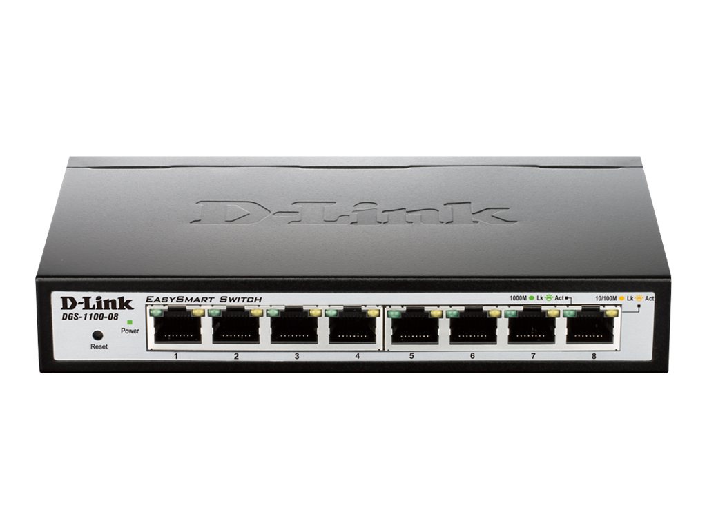 D-Link EasySmart Switch DGS-1100-08 - switch - 8 ports - managed